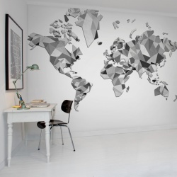 Fototapet, Triangle Land, Graphic, Rebel Walls