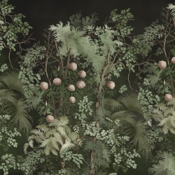 Fototapet, Tropical Bush, Dark Green, Rebel Walls - Img 2
