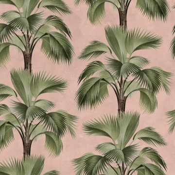 Fototapet, Tropical Rhythm, Pink, Rebel Walls - Img 2