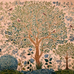 Fototapet Varanasi Tree, Peach, Coordonne - Img 2