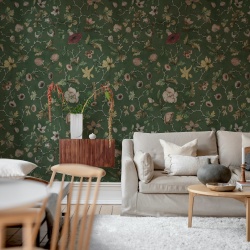 Fototapet, Verdant Bloom, Green, Rebel Walls