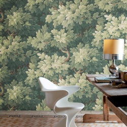 Fototapet, Vintage Foliage, Green, Rebel Walls
