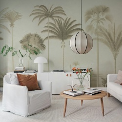 Fototapet, Vintage Palms, Beige, Rebel Walls - Img 3