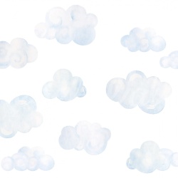 Fototapet, Watercolor Clouds, Rebel Walls - Img 5