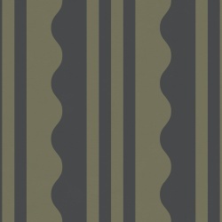 Fototapet, Wavy Stripe, Dark Green, Rebel Walls - Img 2