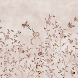 Fototapet, Whispering Petals, Pink, Rebel Walls - Img 2