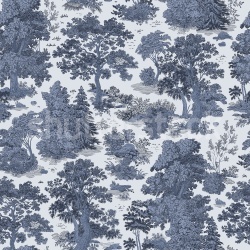 Fototapet, Woodland Toile, Blue, Rebel Walls - Img 2