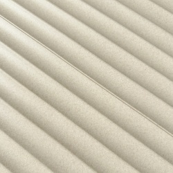 Panou riflaj decorativ 3D Gresso, Ivory Cream, 25x1.3x270 cm
