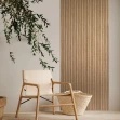 Panou riflaj decorativ 3D Olmo, Oak Gold II, 12.2x1.2x270 cm - Img 11