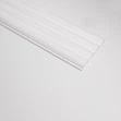 Profil dreapta pentru riflaj decorativ 3D Luna, Alb, 2.5x1.6x270 cm - Img 4