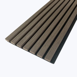 Riflaj decorativ MDF, Walnut, fonoabsorbant, 28x2.1x270 cm