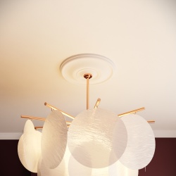 Rozeta din poliuretan, Manavi, R128 - Ø 30 cm - Img 2