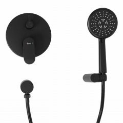 Sistem de dus incastrat Rea Hyper negru mat - Img 5