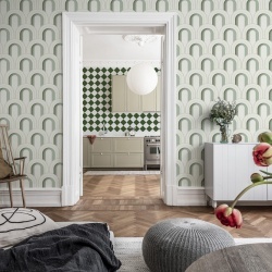 Tapet Arch Deco Bijou, Soft Green, Rebel Walls, 5 mp / rola