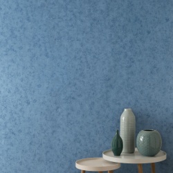 Tapet, Fenton, Azure Blue Luxury Plain, 1838 Wallcoverings, 5.3mp / rola - Img 2