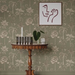 Tapet lavabil, Adele, Green, Sandberg, 5.3mp / rola - Img 3