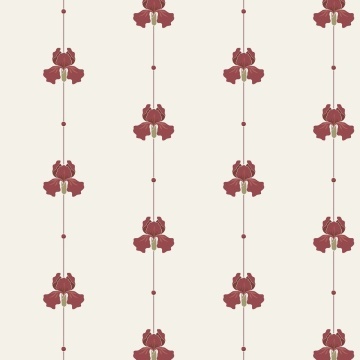 Tapet lavabil, Gotain Sweet Pea Burgundy 5686, 5.3mp / rola - Img 5