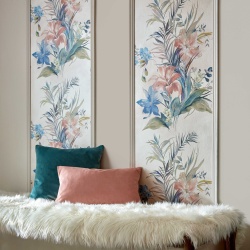 Tapet, Lilliana, Cream Luxury Floral, 1838 Wallcoverings, 5.3mp / rola