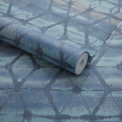 Tapet, Mineral, Agate Blue Luxury Geometric, 1838 Wallcoverings, 5.3mp / rola - Img 2