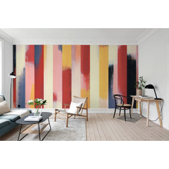 Tapet Paint Stripes, Multi, Rebel Walls - Img 1