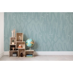 Tapet Pulse of Passion, Mint, Rebel Walls - Img 3