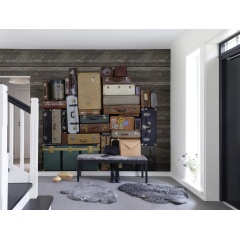 Tapet Stacked Suitcases, Heap, repetitiv, Rebel Walls - Img 4