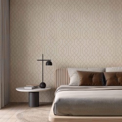Tapet Trellis, Cotton, Coordonne, 5mp / rola - Img 1