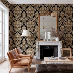 Tapet Venetian Damask, Onyx, Coordonne, 5mp / rola - Img 1