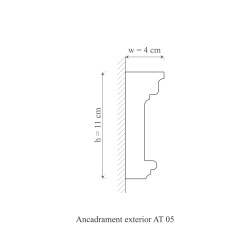 Ancadrament exterior AT05A-11x4x200cm - Img 2