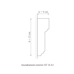 Ancadrament exterior AT14A-13x4x200cm - Img 2