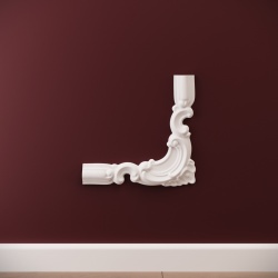 Chenar din poliuretan, Manavi, CR810BR - 21x1.8x21 cm - Img 6