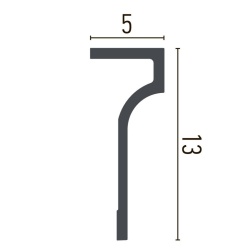 Cornisa poliuretan P891 - 13x5x200 cm - Img 3