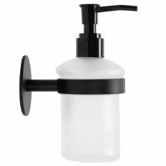 Dozator sapun lichid Rea 322217A finisaj alb - negru - Img 3