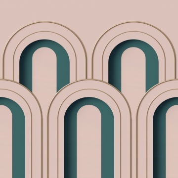 Fototapet, 3D Arch Deco, Rebel Walls - Img 5
