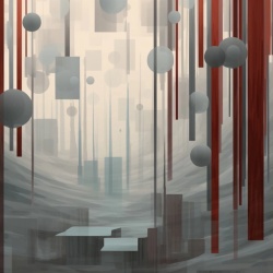 Fototapet Abstract Imagination Rayons Rêve IR106