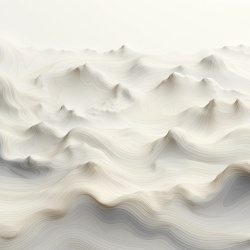 Fototapet Abstract Minimalisme Alpes Rêve MNA100