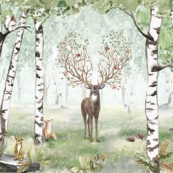 Fototapet Amazing Antlers - Summer, Kikki Belle - Img 2