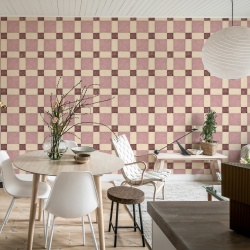 Fototapet, Artisan Square, Pink, Rebel Walls