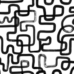 Fototapet, Artzy Lines, Graphite, Rebel Walls - Img 2