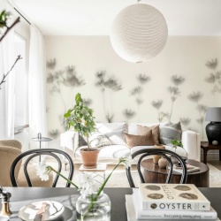 Fototapet, Astrantia, Black & White, Rebel Walls - Img 3