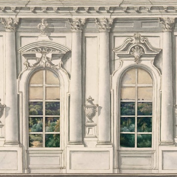 Fototapet, Ballroom Windows, Vintage, Rebel Walls - Img 2
