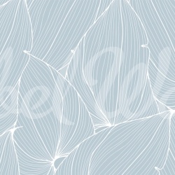 Fototapet, Big Leafs, Baby Blue, Rebel Walls - Img 2