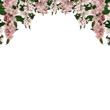 Fototapet, Bloom Garland, Soft Pink, Rebel Walls - Img 2