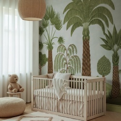 Fototapet, Botanical Bliss, Blue, Rebel Walls - Img 3