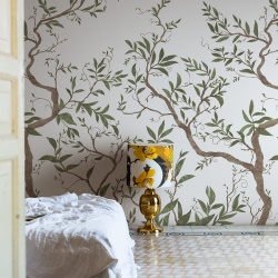 Fototapet, Branches of Dreams, White, Rebel Walls