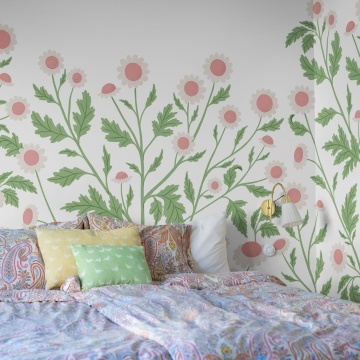 Fototapet, Chamomille, Spring, Rebel Walls - Img 3
