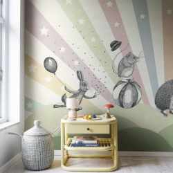 Fototapet, Circus, Pastel, Rebel Walls - Img 4