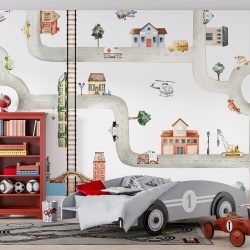 Fototapet City of Vehicles, Oliver Robins