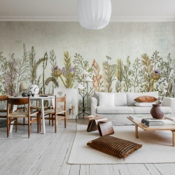 Fototapet, Concrete Meadow, Pastel, Rebel Walls