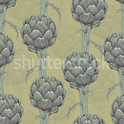 Fototapet, Cynara Grace, Soft Green, Rebel Walls - Img 2